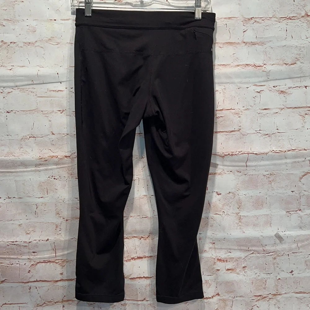 Nike dri fit relay crop tights capri black running active medium training